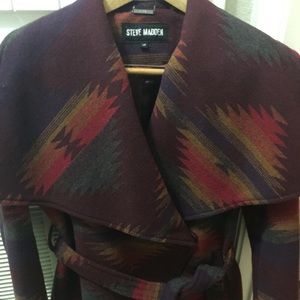 Southwestern aztec style ladies coat
